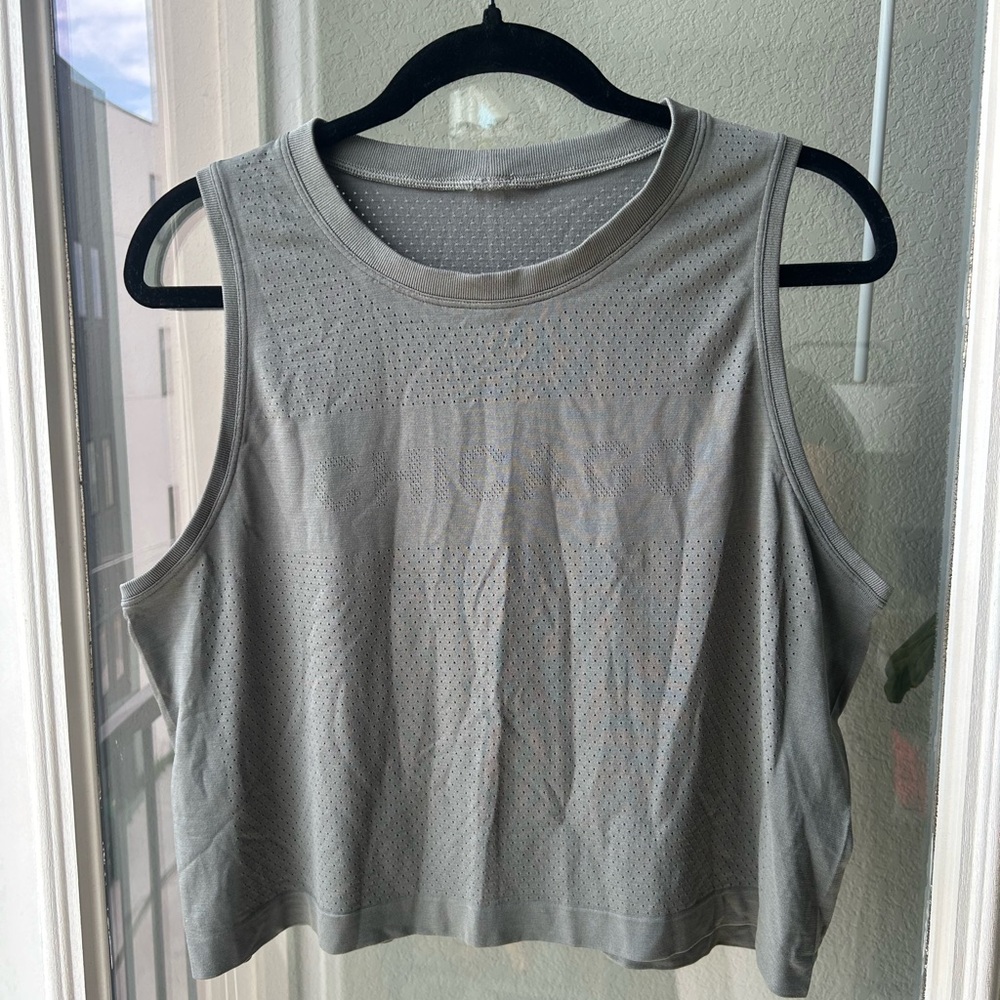 Lululemon Green “Chicago” Sleeveless Tank